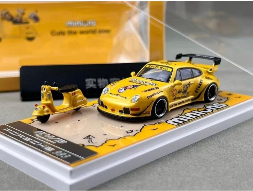 Ultimate Player Porsche 993 RWB Minion Motosiklet