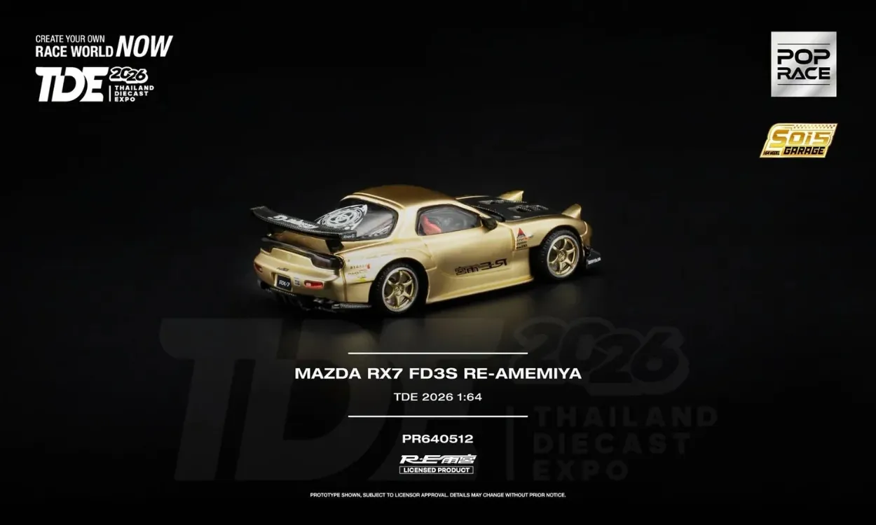 POP RACE MAZDA RX7 FD3S RE-AMEMIYA TDE 2026 PR64512