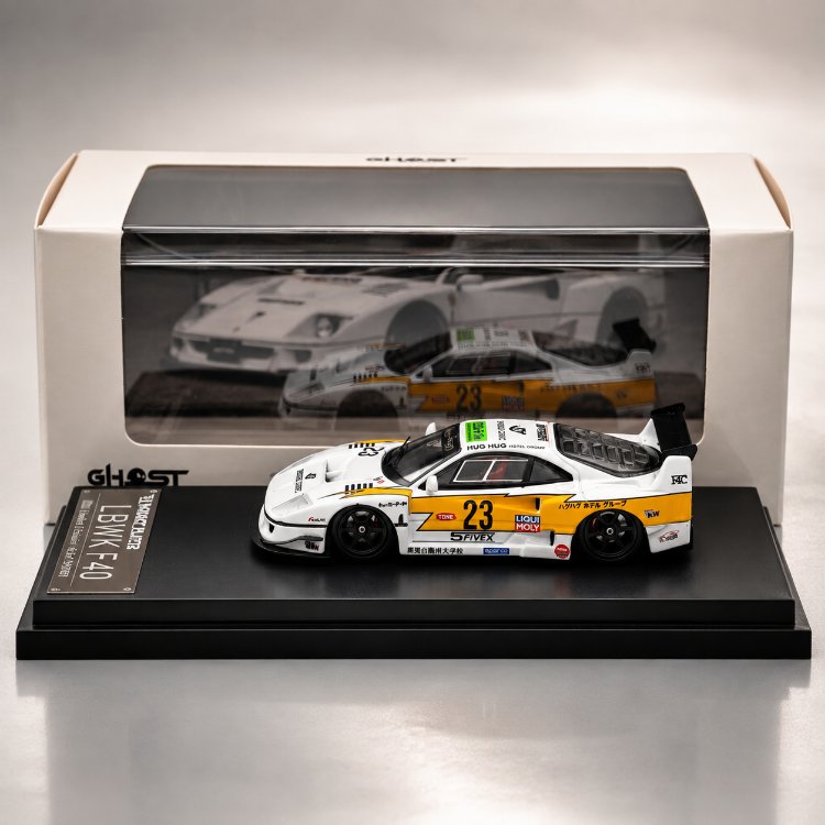 Ghost Player LBWK Ferrari F40 Flash Livery Yellow Flash