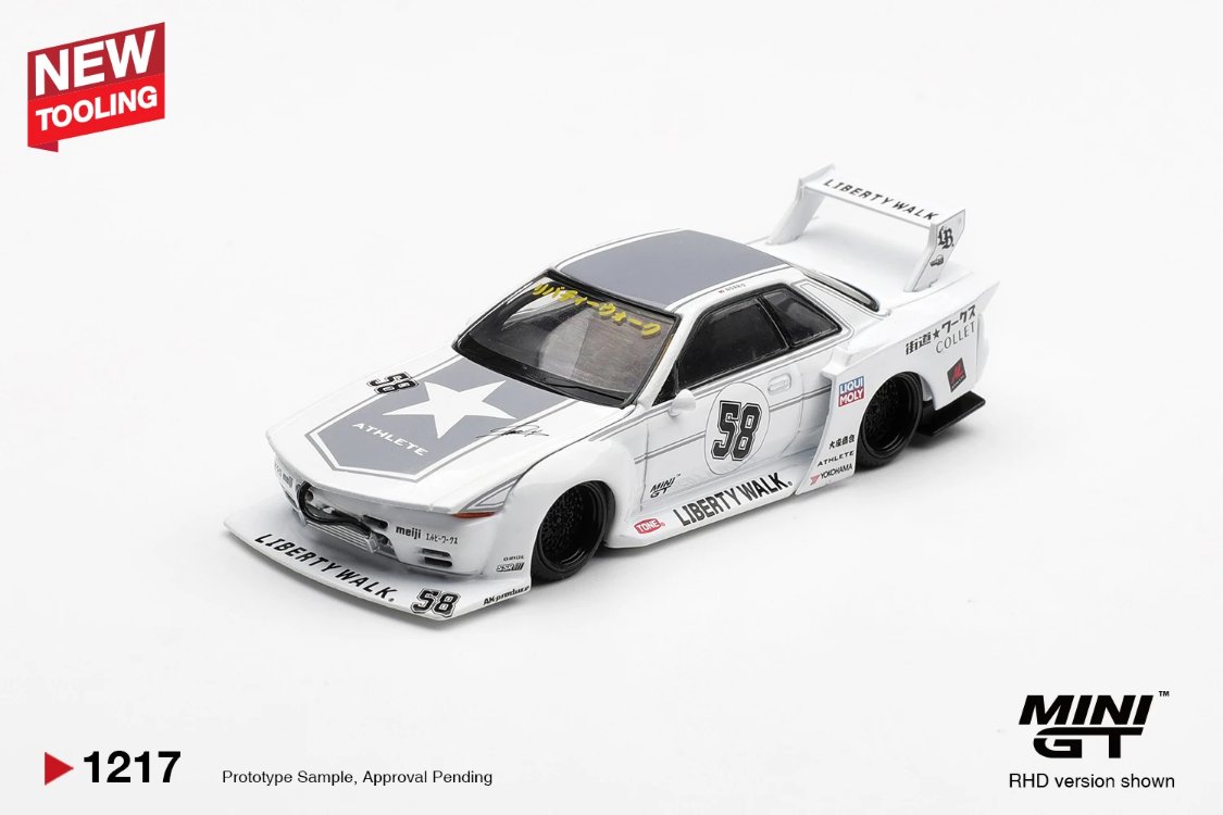 Mini GT LBWK Nissan Skyline GT-R (R32) Kaido Works TAS 2025 MGT01217