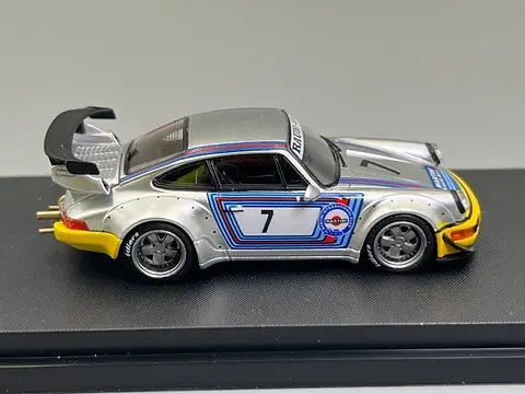 Street Weapon Porsche RWB 964 Wide-Body Modified Silver