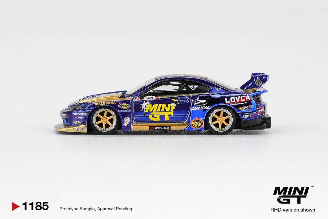 Mini GT 1/64 Nissan LB-Super Silhouette S15 SILVIA Team MINI GT Liberty Walk