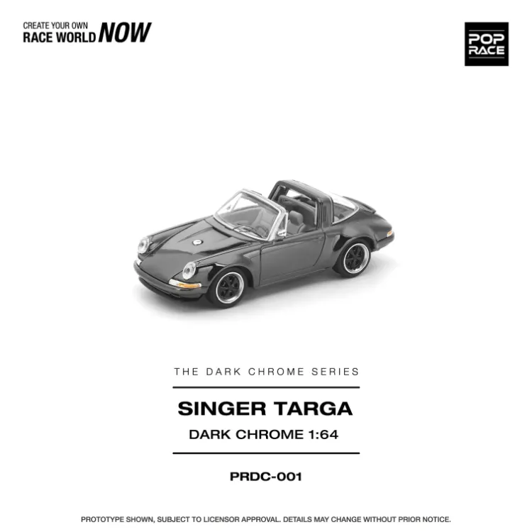 POP RACE PRDC001 SINGER TARGA DARK CHROME