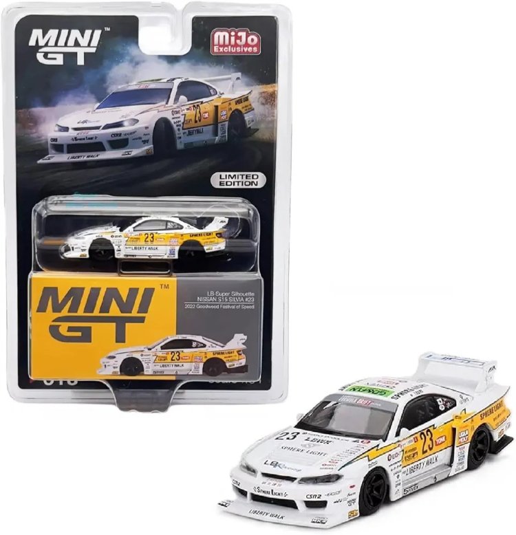 Mini GT 618 LB-Super Silhouette Nissan S15 Silvia #23 2022 Goodwood Festival of Speed