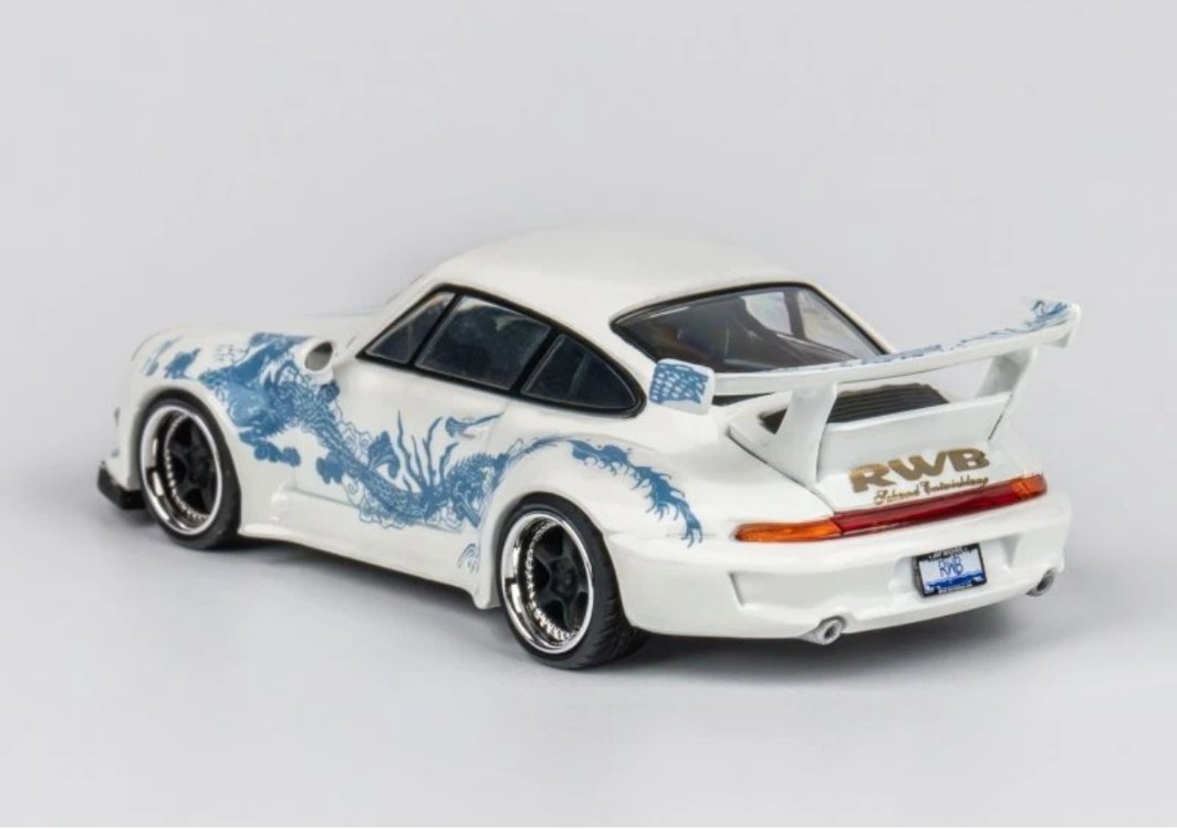 TPC PORSCHE 911 RWB 993 Luminous effect Dragon white