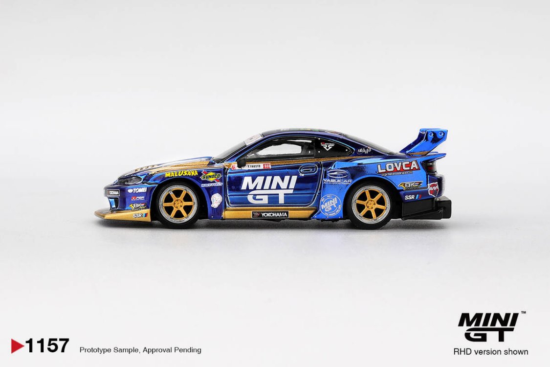 Mini GT 1/64 Nissan LB-Super Silhouette S15 SILVIA Team MINI GT Liberty Walk 2025 Formula Drift