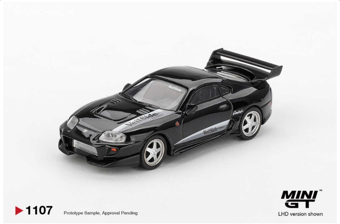 Mini GT 1/64 Toyota Supra VeilSide Combat V-II Black MGT01107