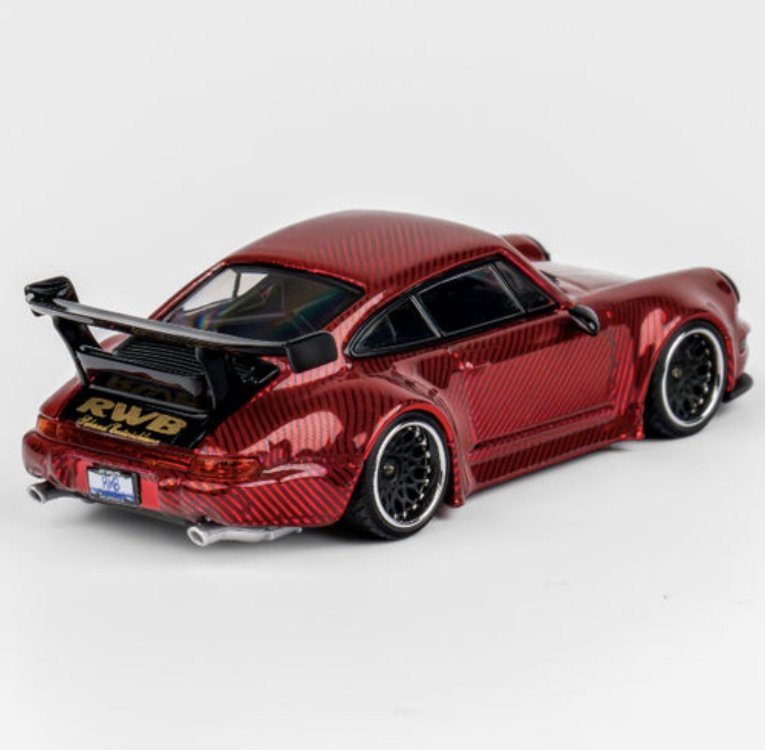TPC Porsche RWB 964 Chrome Red