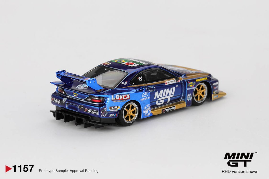 Mini GT 1/64 Nissan LB-Super Silhouette S15 SILVIA Team MINI GT Liberty Walk 2025 Formula Drift