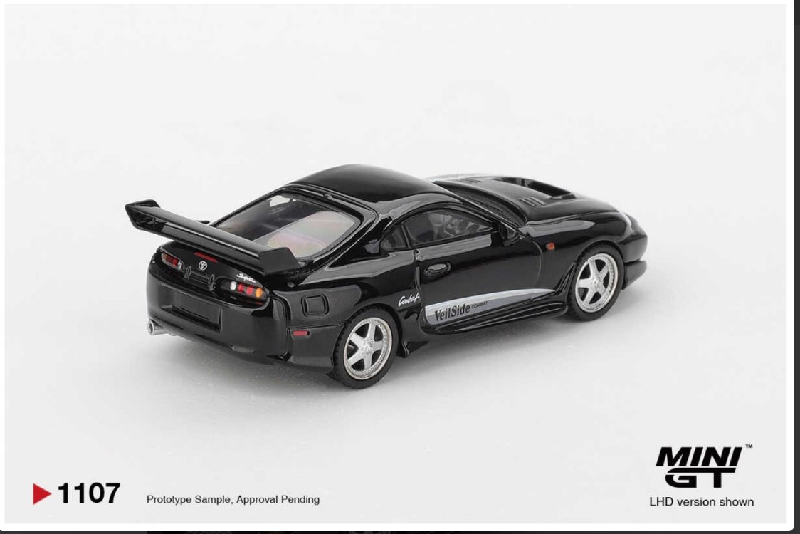 Mini GT 1/64 Toyota Supra VeilSide Combat V-II Black MGT01107