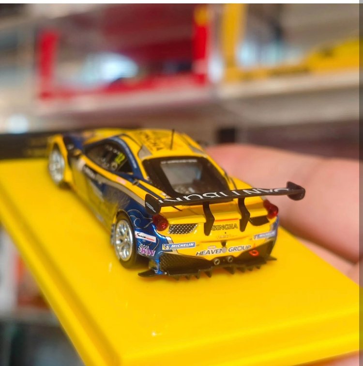 Tarmac Works X iXO Models 1/64 Ferrari 458 Italia GT3 GT Asia 2016 #12 - HOBBY64