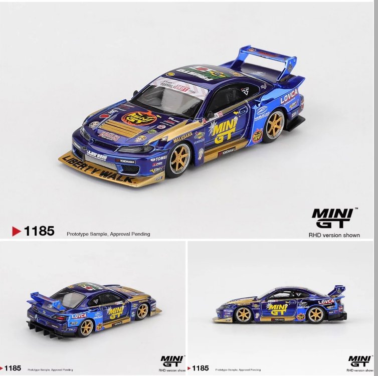 Mini GT 1/64 Nissan LB-Super Silhouette S15 SILVIA Team MINI GT Liberty Walk