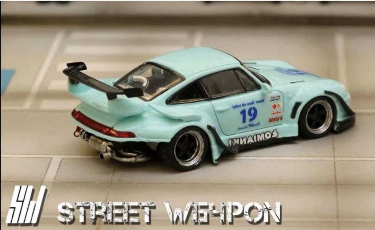Street Weapon PORSCHE RWB 993 - #19 - Luminous - turquoise -