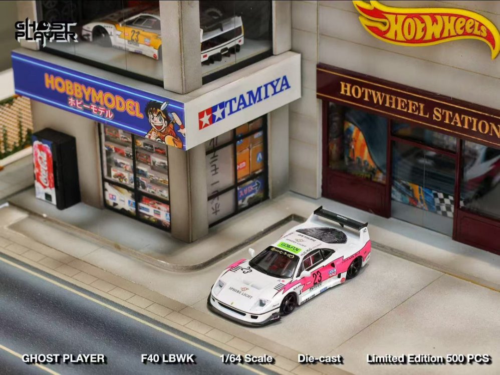 Ghost Player LBWK Ferrari F40 Flash Livery Pink Flash