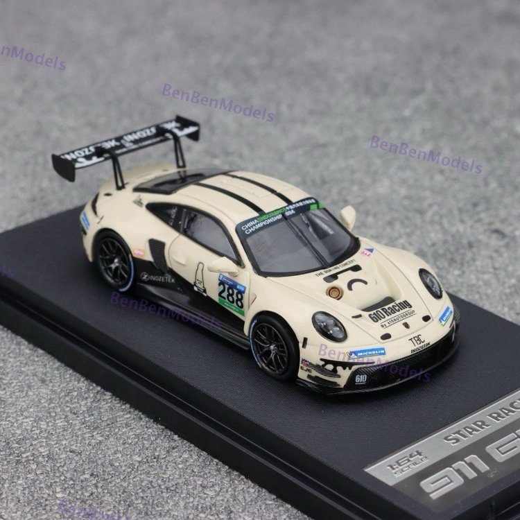 STAR RACE Porsche 911 GT3 Racing Milky White No.288 Racing