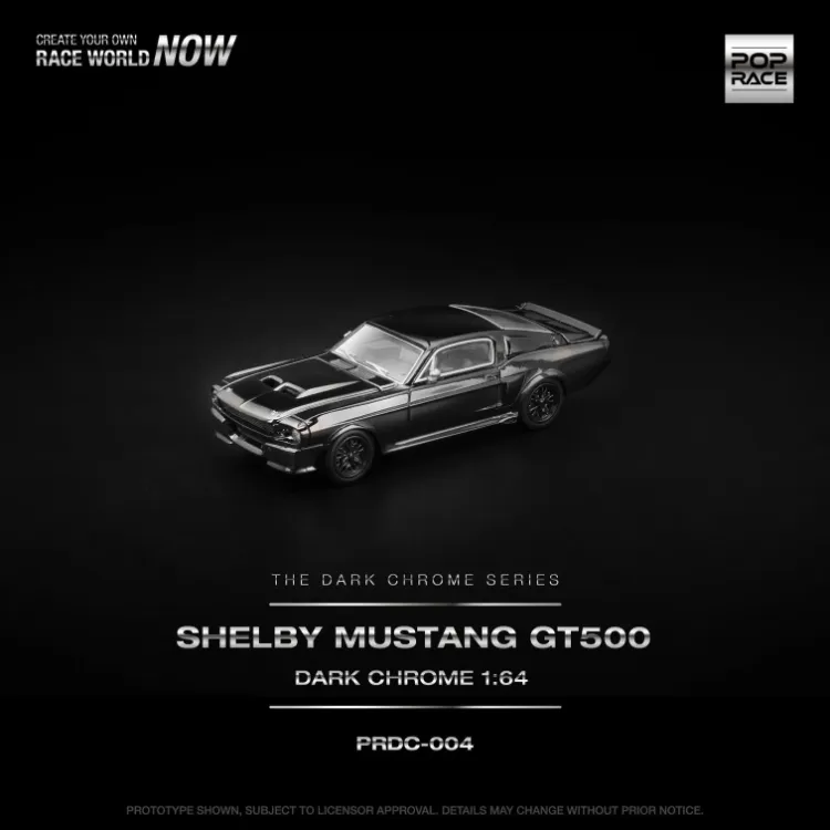 POPRACE PRDC004 SHELBY MUSTANG GT500 DARK CHROME