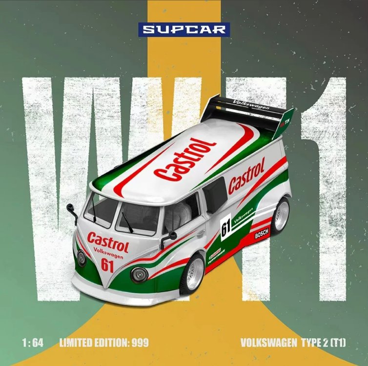 SUPCAR Volkswagen T1 Castrol 61 SC642951