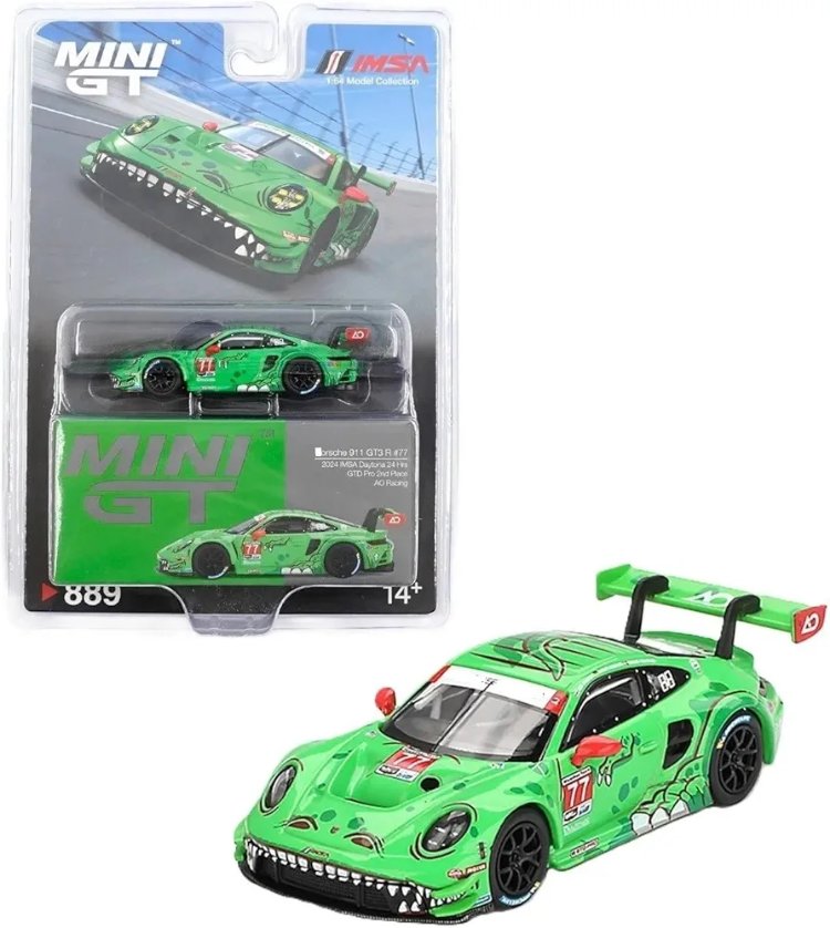 Mini GT 1/64 Porsche 911 GT3 R #77 MGT00889-BL