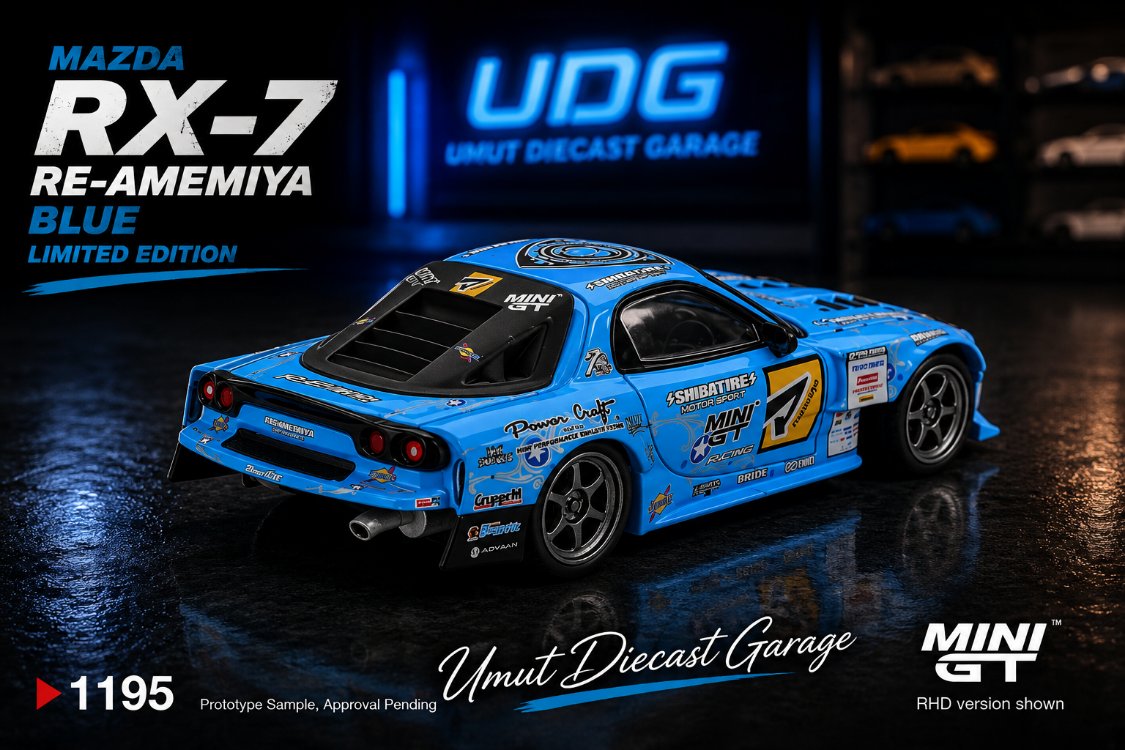 Mini GT Mazda RX-7 RE-Amemiya 2025 D1GP MGT01195