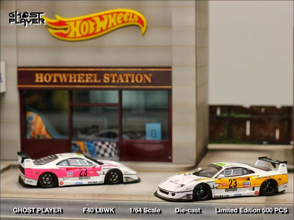 Ghost Player LBWK Ferrari F40 Flash Livery Pink Flash