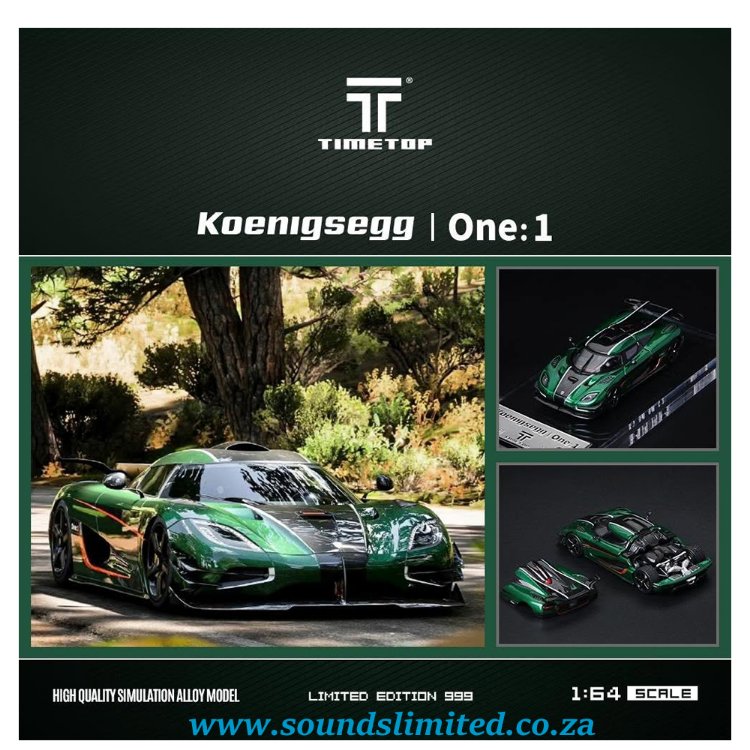 Time Top Koenigsegg One:1 Green Limited Edition TT644813

