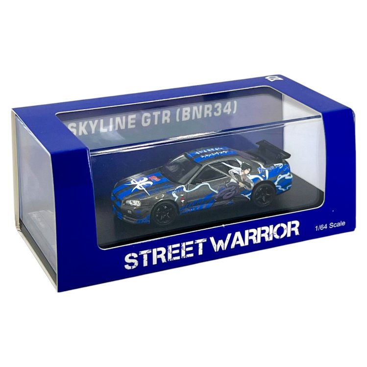 Street Warrior Skyline GTR BNR34 (Pleksi-Kapalı Kutu-Jelatinli)
