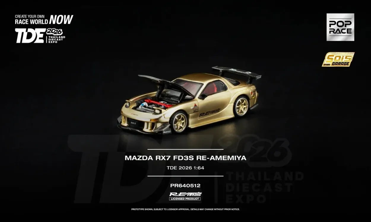POP RACE MAZDA RX7 FD3S RE-AMEMIYA TDE 2026 PR64512