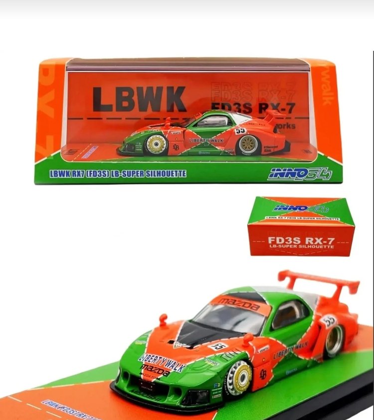 Inno64 LBWK MAZDA RX7 FD3S LB-Super Silhouette 2024 HOBBY EXPO CHINE