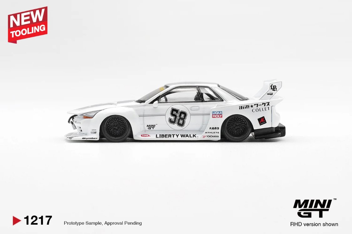 Mini GT LBWK Nissan Skyline GT-R (R32) Kaido Works TAS 2025 MGT01217