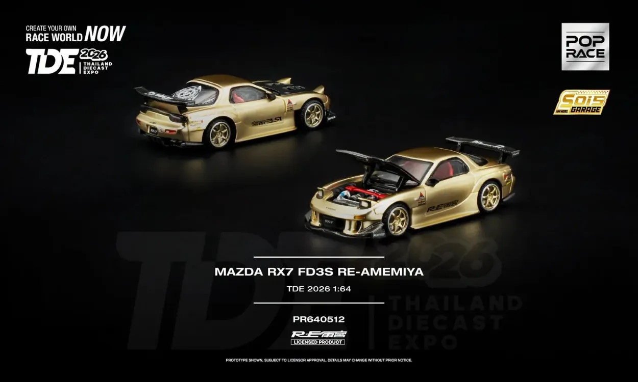 POP RACE MAZDA RX7 FD3S RE-AMEMIYA TDE 2026 PR64512