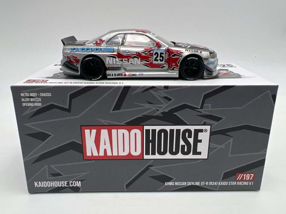 Kaido House Nissan Skyline GT-R (R34) Kaido Star Racing V1 KHMG197