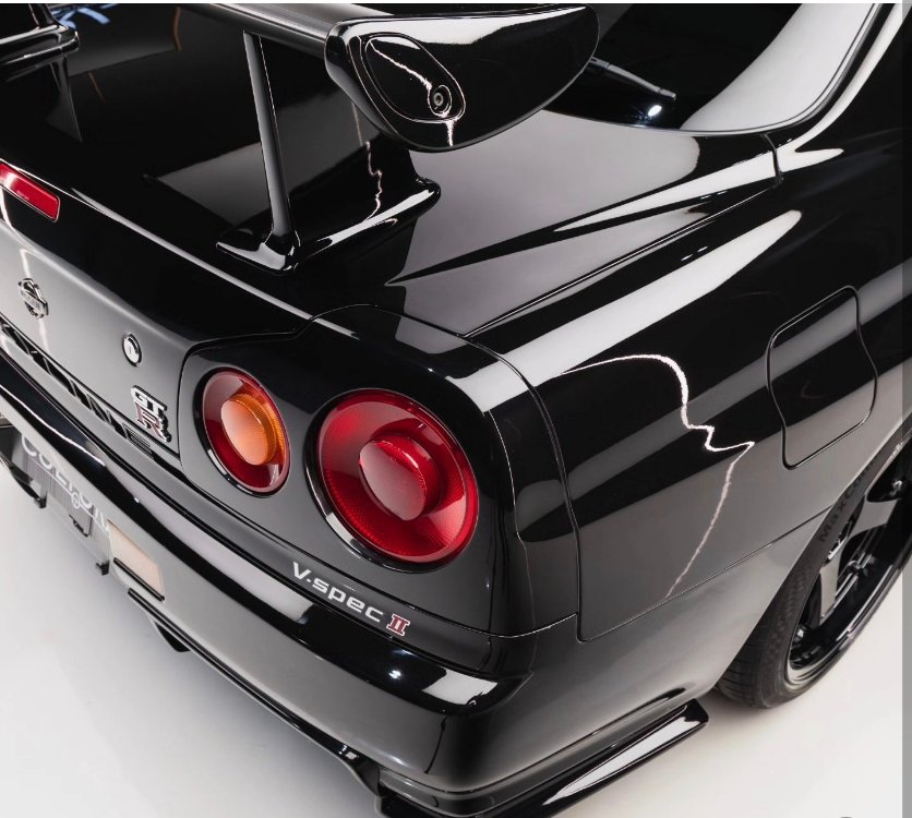 Street Warrior Nissan Skyline R34 GTR V-Spec II Chrome Black