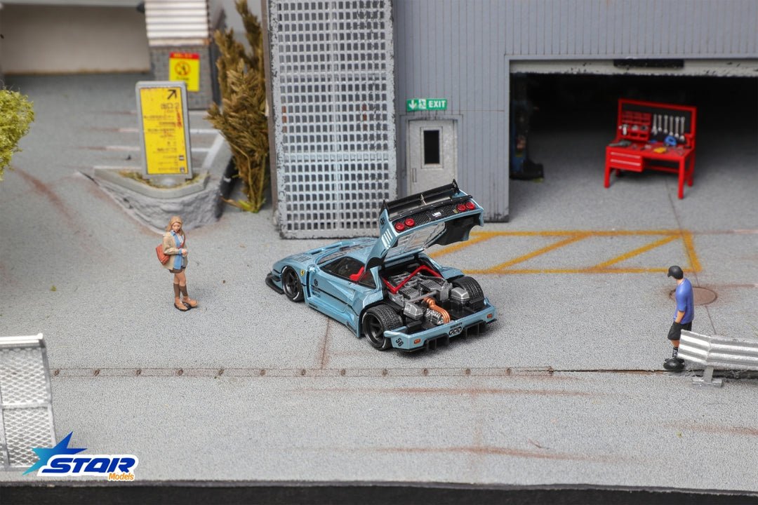 Star Model Ferrari F40 LB-Works Wide-Body Modified Blue