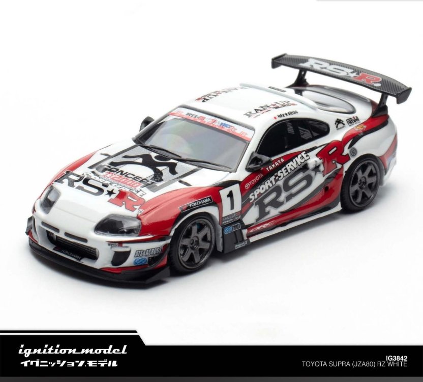 Ignition Model Toyota Supra (JZA80) RZ White