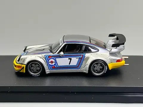 Street Weapon Porsche RWB 964 Wide-Body Modified Silver