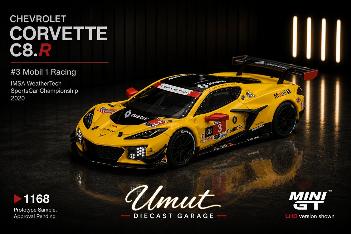 Mini GT Chevrolet Corvette Z06 GT3 Motorsports 2025 IMSA Daytona 24 Hrs