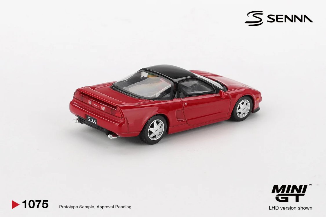 Mini GT Honda NS-X Prototype Midship Sports 1989 Ayrton Senna w/ Figure MGT01075