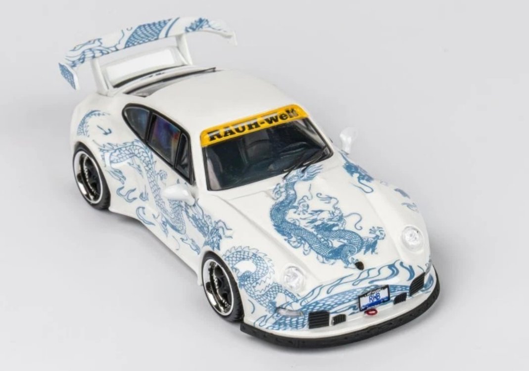 TPC PORSCHE 911 RWB 993 Luminous effect Dragon white
