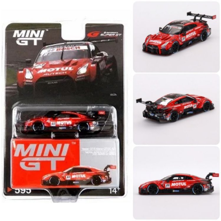 Mini GT 595 Nissan GT-R Nismo GT500 #23 Motul Super GT 2021