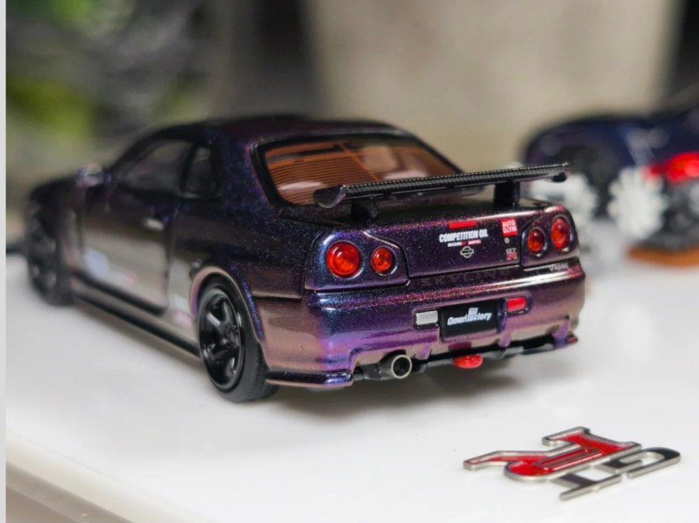 Motorhelix ICHEMO Re-Creation 1:64 Nissan Skyline GT-R Clubman Race Spec R34 & R35 2025 APA