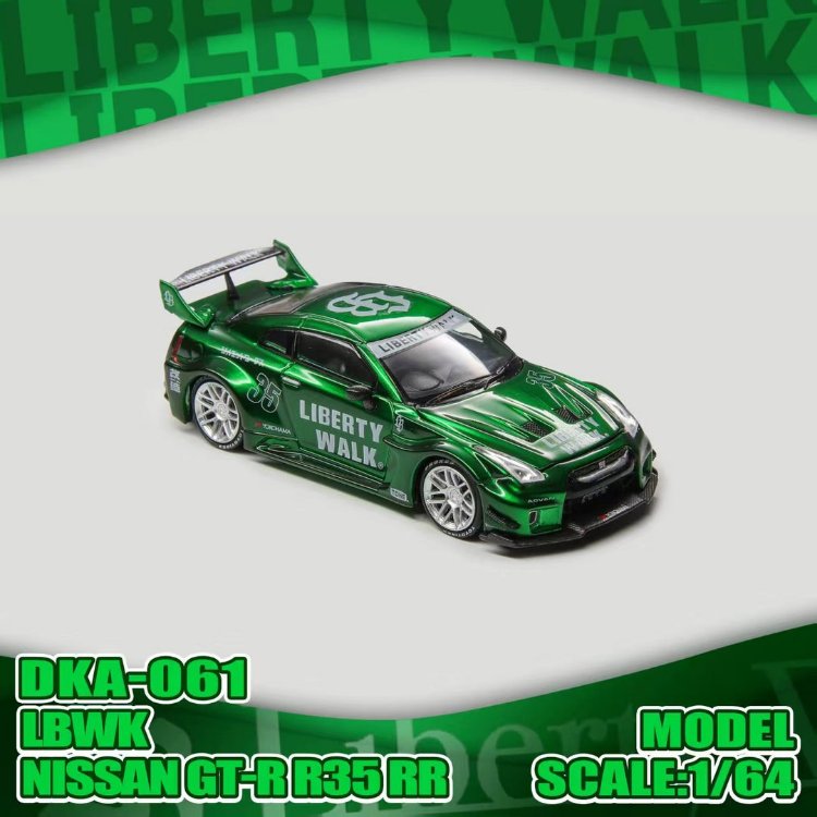 Demon King Nissan GTR R35 RR LBWK Green livery DKA-061