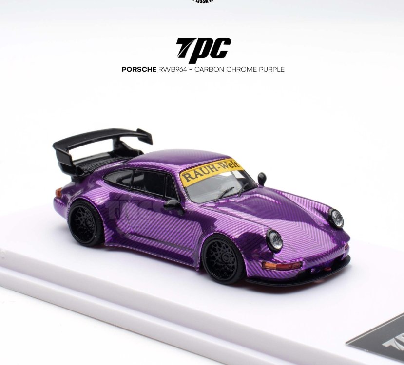 TPC Porsche RWB 964 Chrome Purple