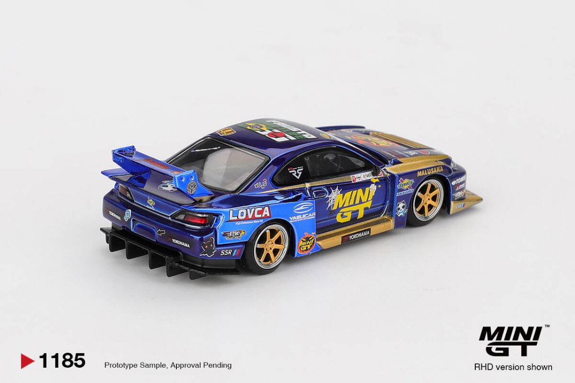 Mini GT 1/64 Nissan LB-Super Silhouette S15 SILVIA Team MINI GT Liberty Walk