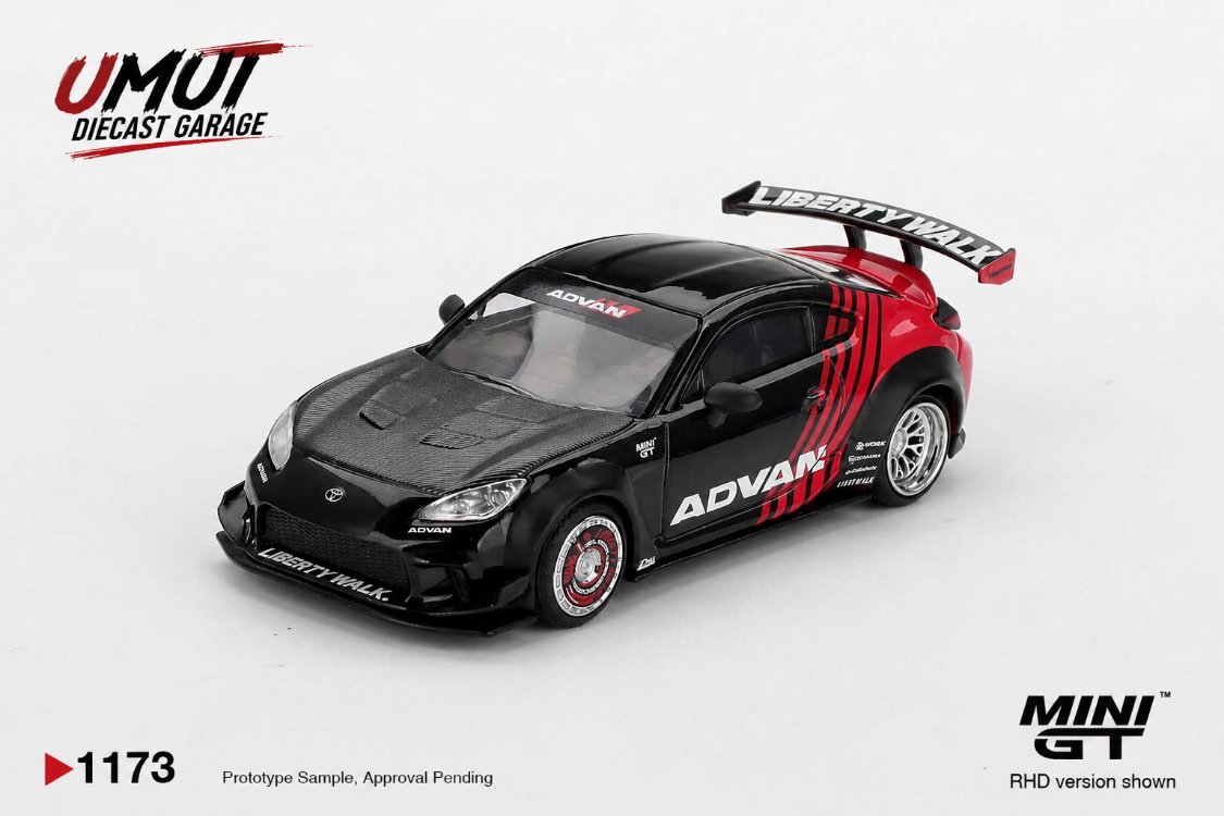 Mini GT Toyota GR86 LB Nation Advan MGT01173