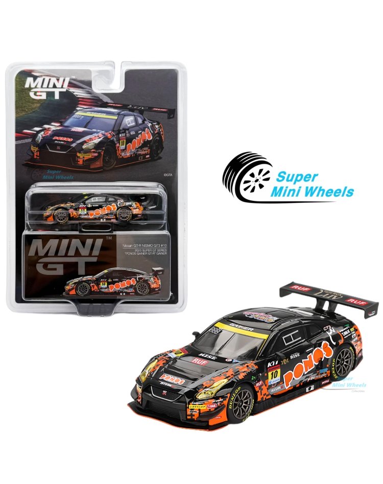 MINI GT No.860 Nissan GT-R NISMO GT3 #10 “PONOS GAINER GT-R” GAINER 2023 SUPER GT SERIES