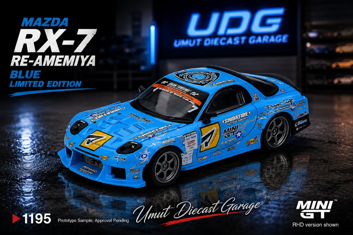 Mini GT Mazda RX-7 RE-Amemiya 2025 D1GP MGT01195