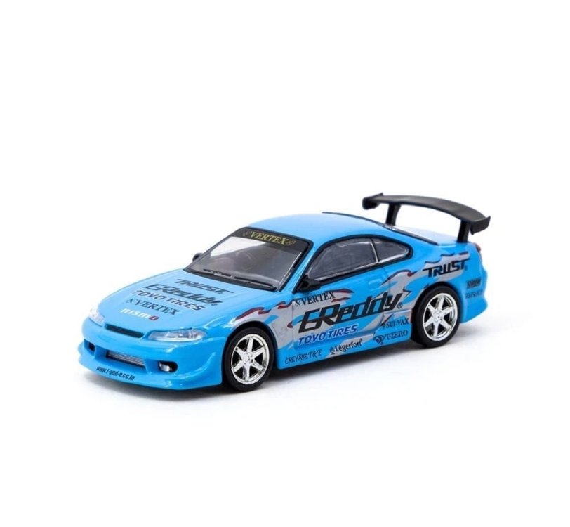 Tarmac Works VERTEX Nissan Silvia S15 GReddy - Mijo Special Edition - GLOBAL64