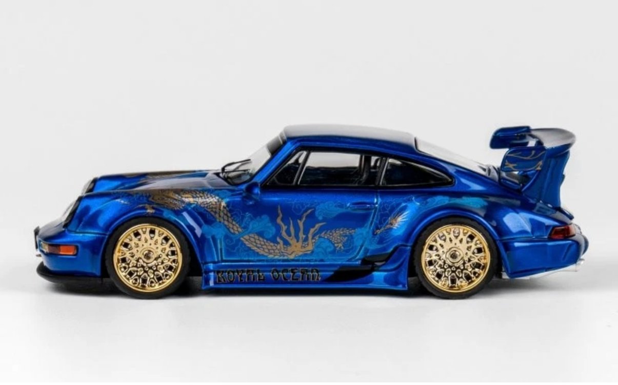 TPC PORSCHE RWB 964 - Arowana Livery - Transparent Blue
