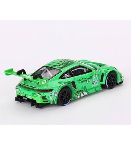Mini GT 713 Porsche 911 GT3 R #80 GTD AO Racing 2023 IMSA Sebring 12 Hrs