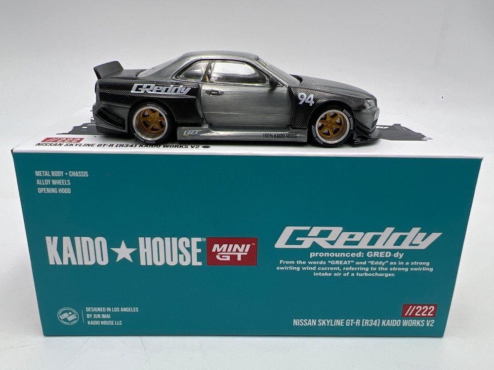 Chase Kaido House Nissan Skyline GT-R (R34) Kaido Works GReddy V2 KHMG222